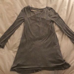 Altar’d State Long Sleeve Gray Dress
